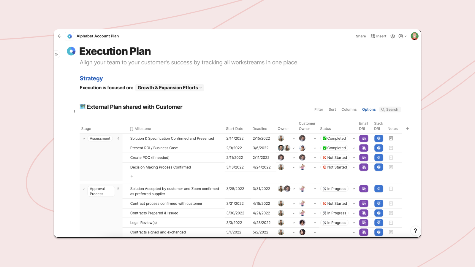 Enrich your HubSpot data with the context of your account plan.